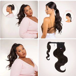 18 inch clip-in ponytail extension - Insert Name Here - Jordynn